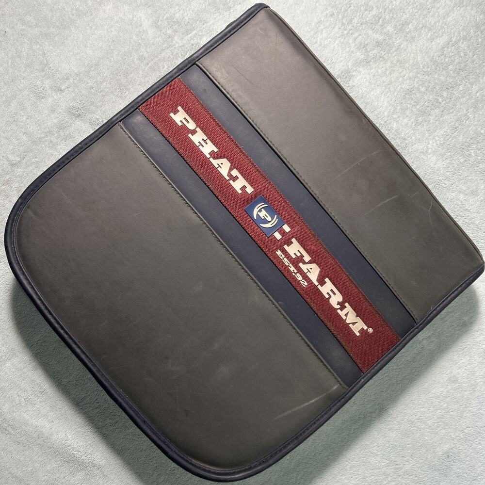 Y2K 2000s Vintage Phat Farm 18 Page CD Disk Case Hard Plastic Top Vtg Grunge 90s